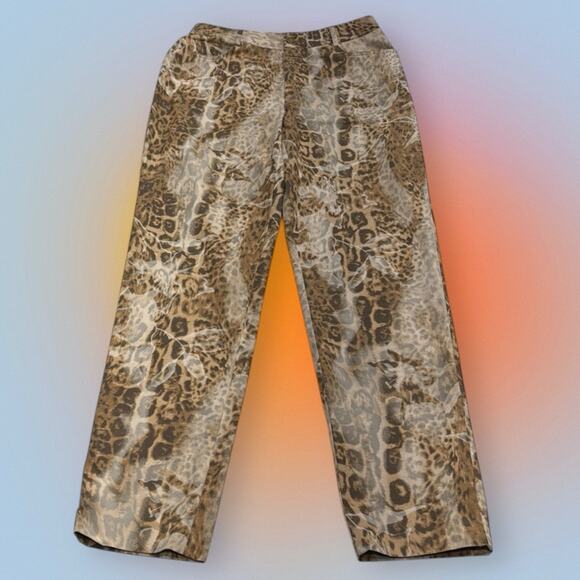 DANA BUCHMAN Women’s 12 Leopard Print Pant - Picture 2 of 4